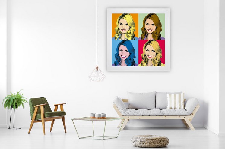 Vom simplen Schnappschuss - Zum Popart-Kunstwerk